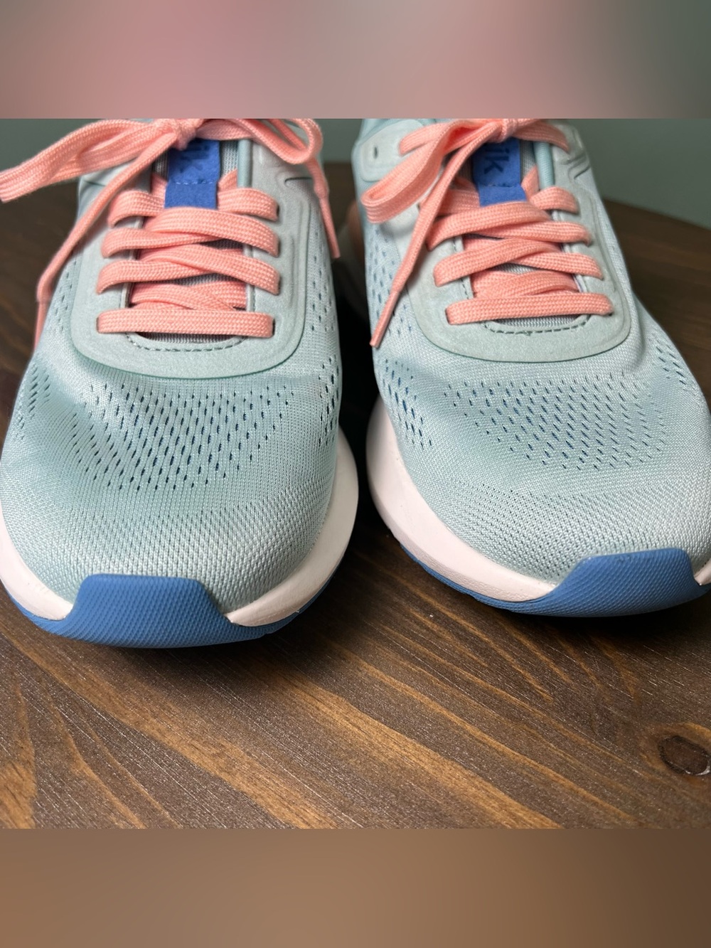KIZIK Athens 2 Sneakers Women 10 Surf Spray Blue Pink Lace Up Athletic Shoes - Picture 4 of 12